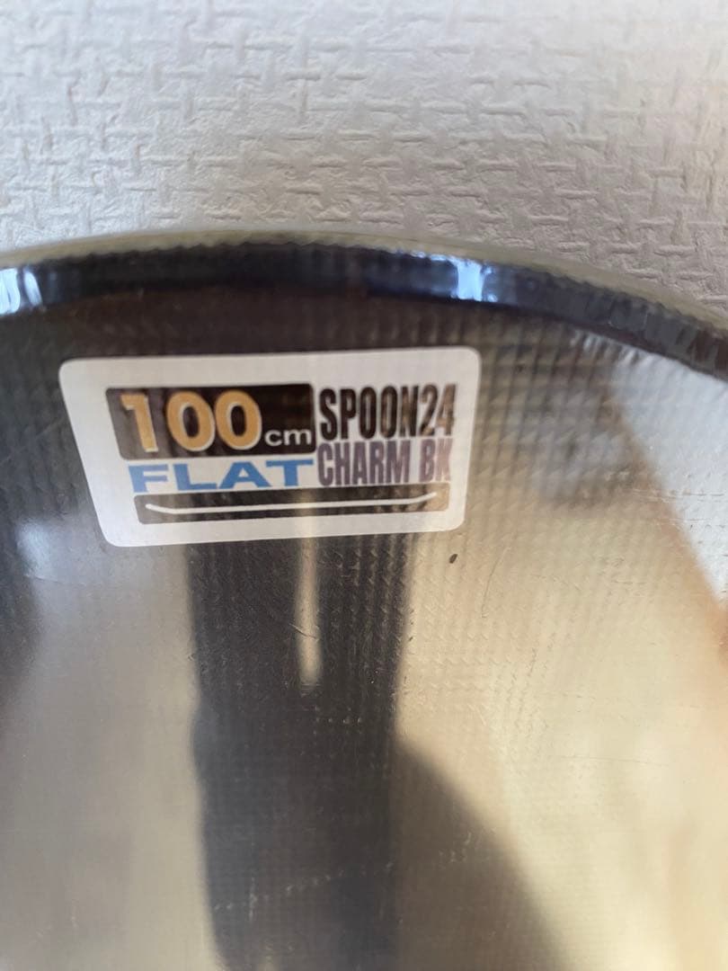 Spoon charmスノーボード 100cm パンダデザイン　キッズ　黒