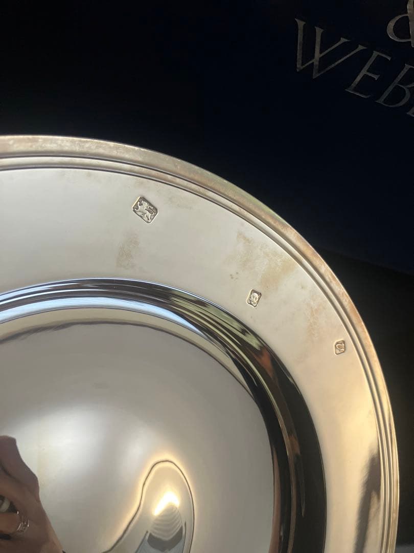 MAPPIN & WEBB ステンレス灰皿 Armada 直径：約22cm