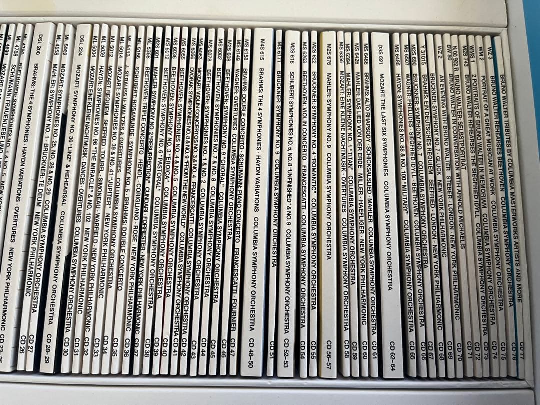 ブルーノ・ワルター／コンプリート・コロンビア・アルバム・コレクション77枚 中古