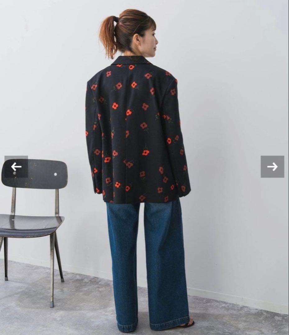 コラボ⭐︎花柄オーバーサイズジャケット