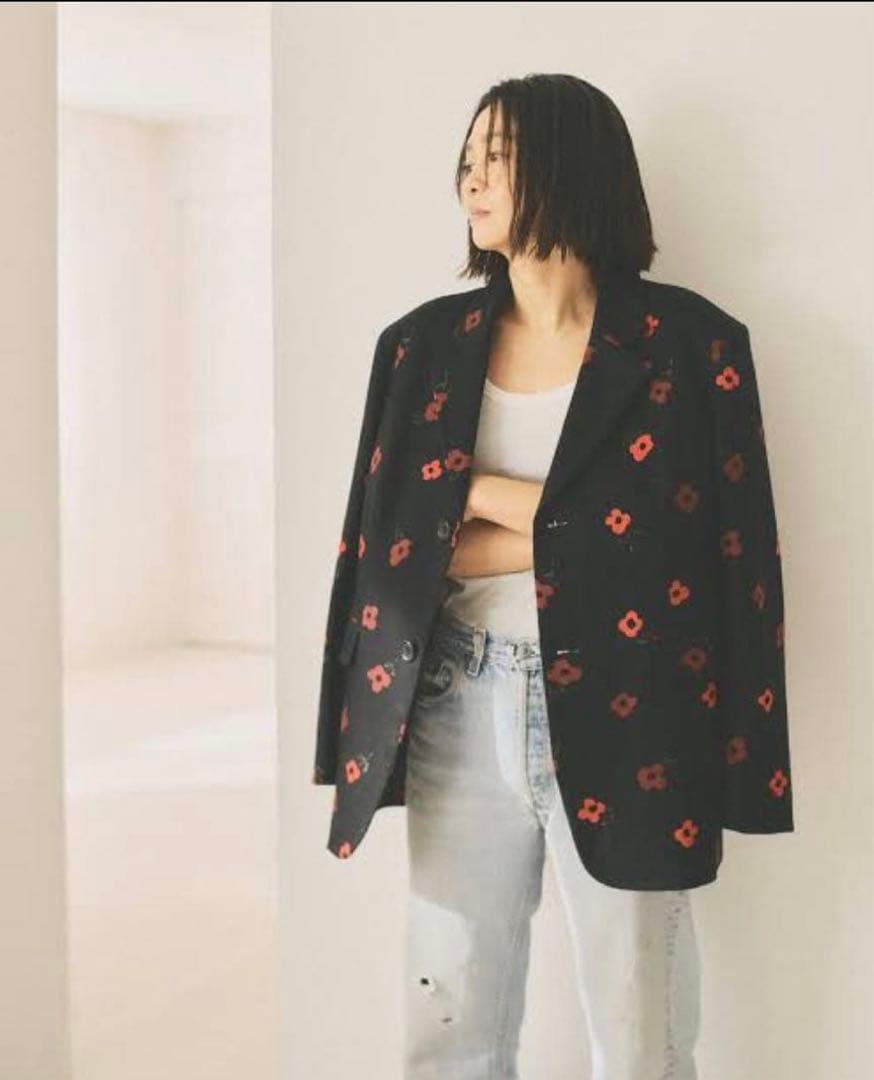 コラボ⭐︎花柄オーバーサイズジャケット