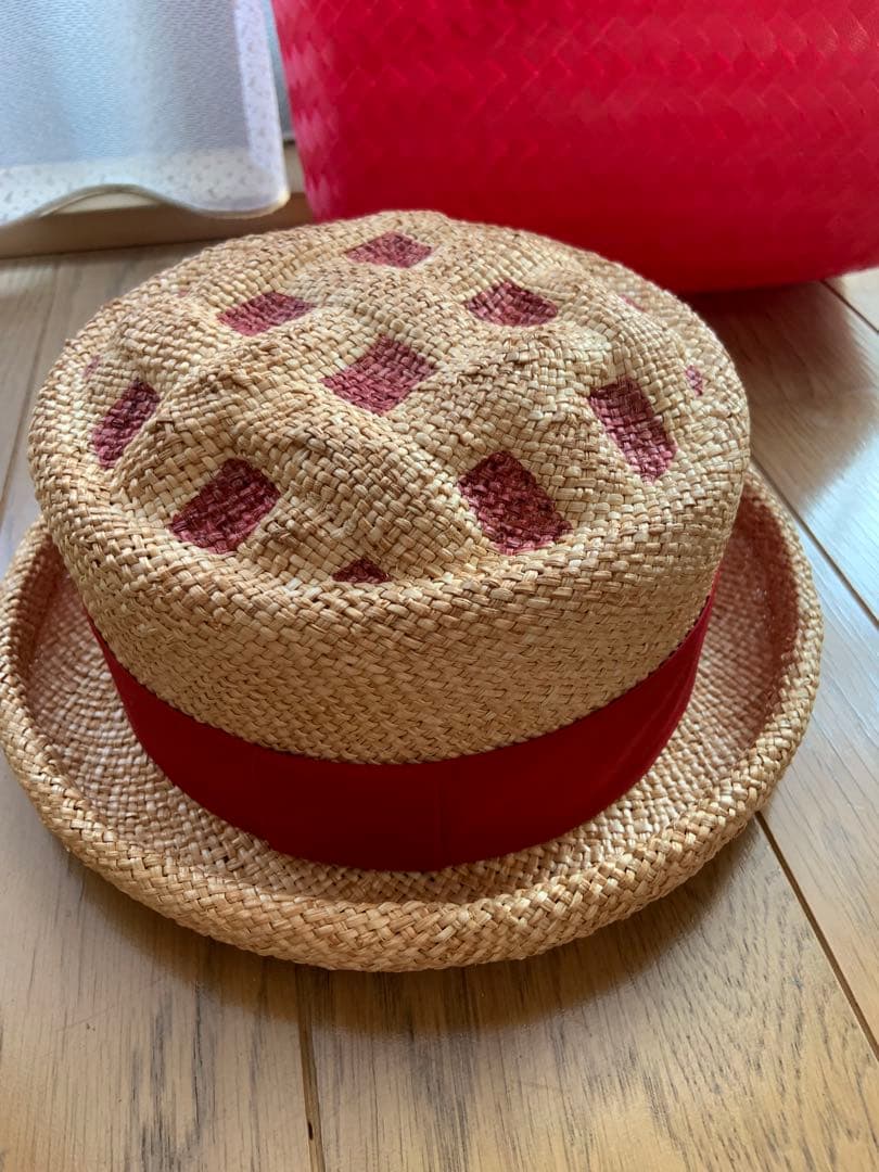 新品未使用　KENT BREAD HAT 麦わらチェリーパイハット