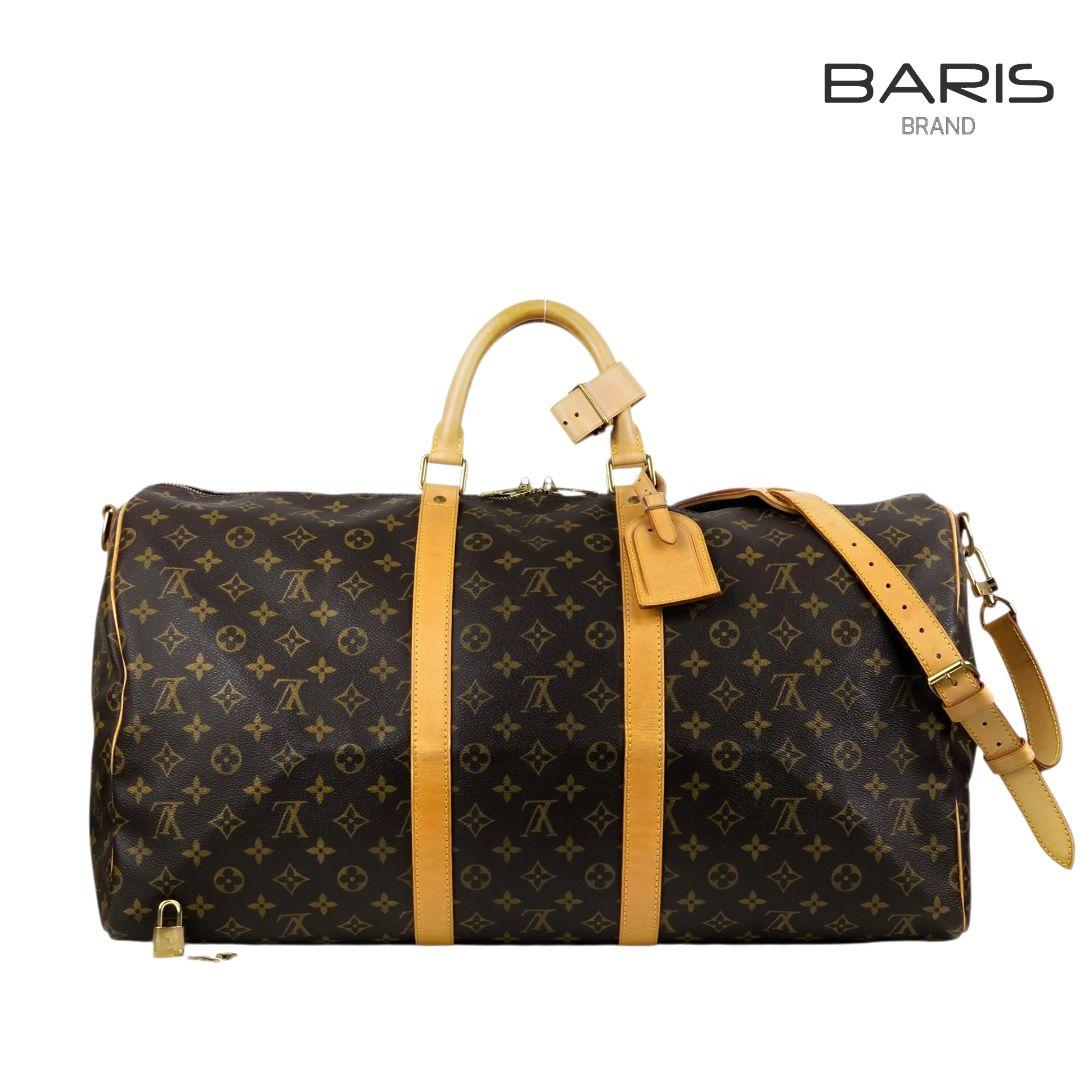 美品 ルイヴィトン モノグラム キーポル バンドリエール55 ボストンバッグ