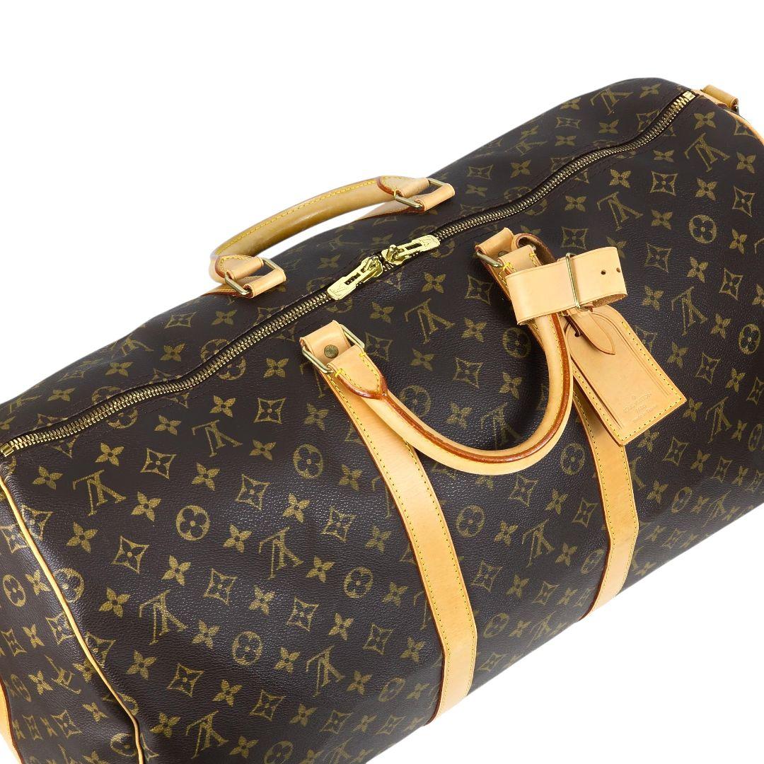 美品 ルイヴィトン モノグラム キーポル バンドリエール55 ボストンバッグ