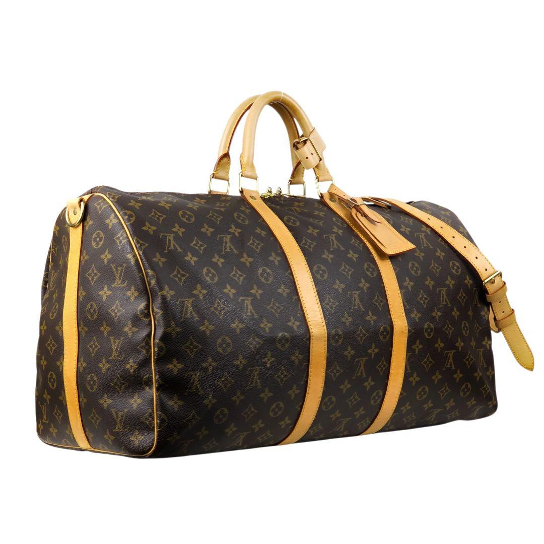 美品 ルイヴィトン モノグラム キーポル バンドリエール55 ボストンバッグ