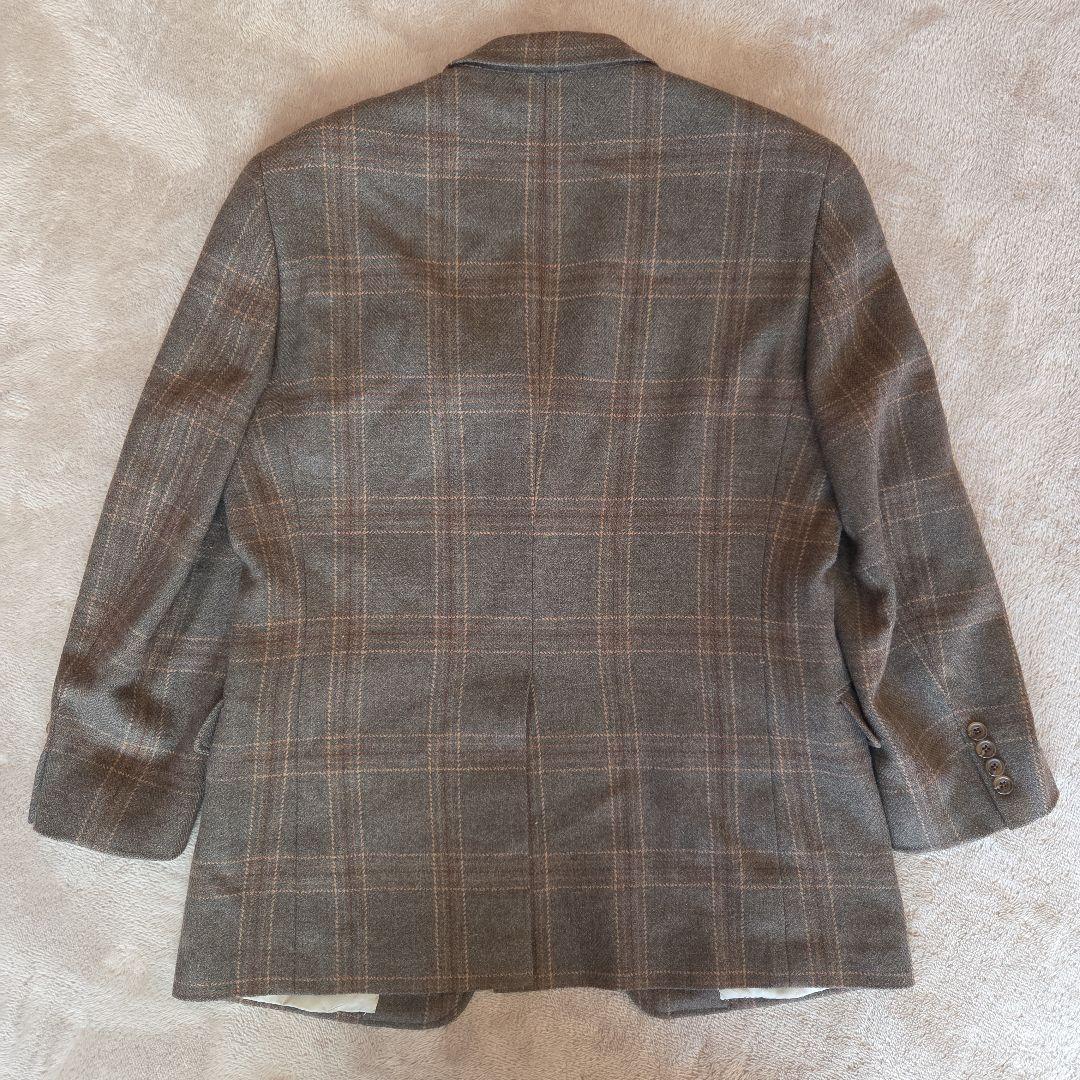 Paul Stuart チェック柄 テーラードジャケット ウール