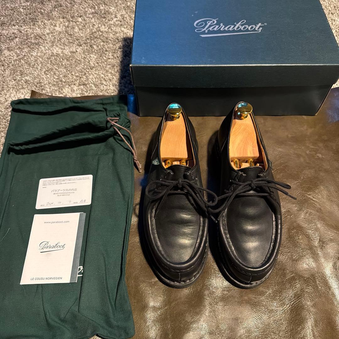 Paraboot ミカエル　ブラック ドレスシューズ