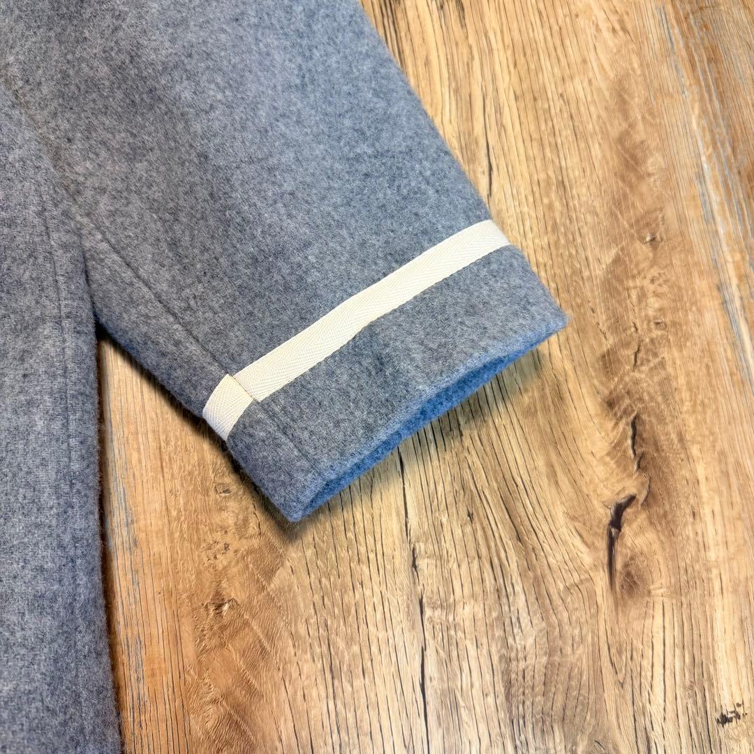 Blu studio イタリア製　ナポリ　ウールピーコート