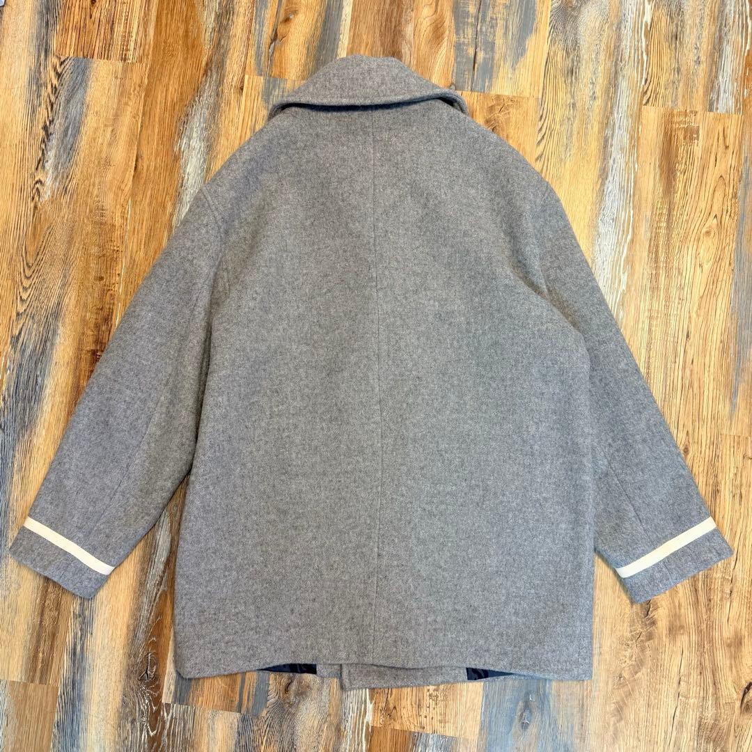 Blu studio イタリア製　ナポリ　ウールピーコート