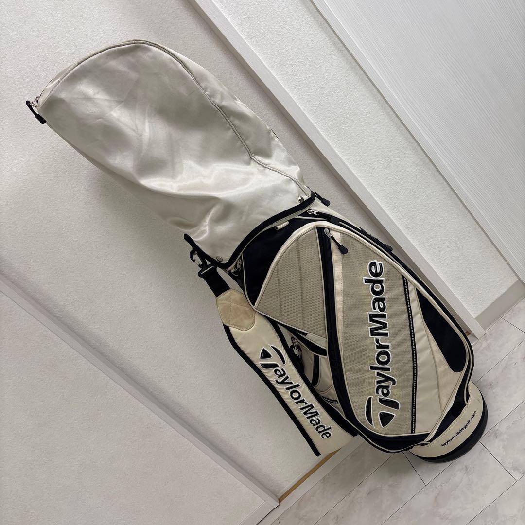 9型 テーラーメイド TaylorMade キャディバッグ ホワイト銀ブラック