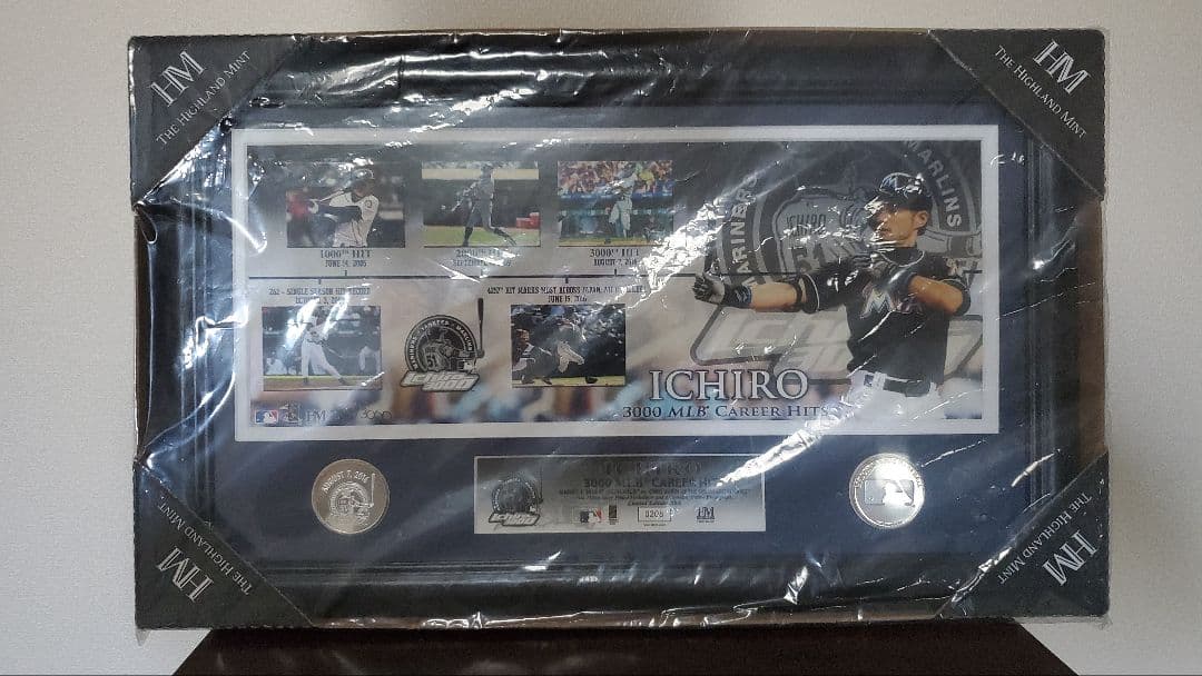 イチロー 3000本安打記念フォトプラーク（HM社）
