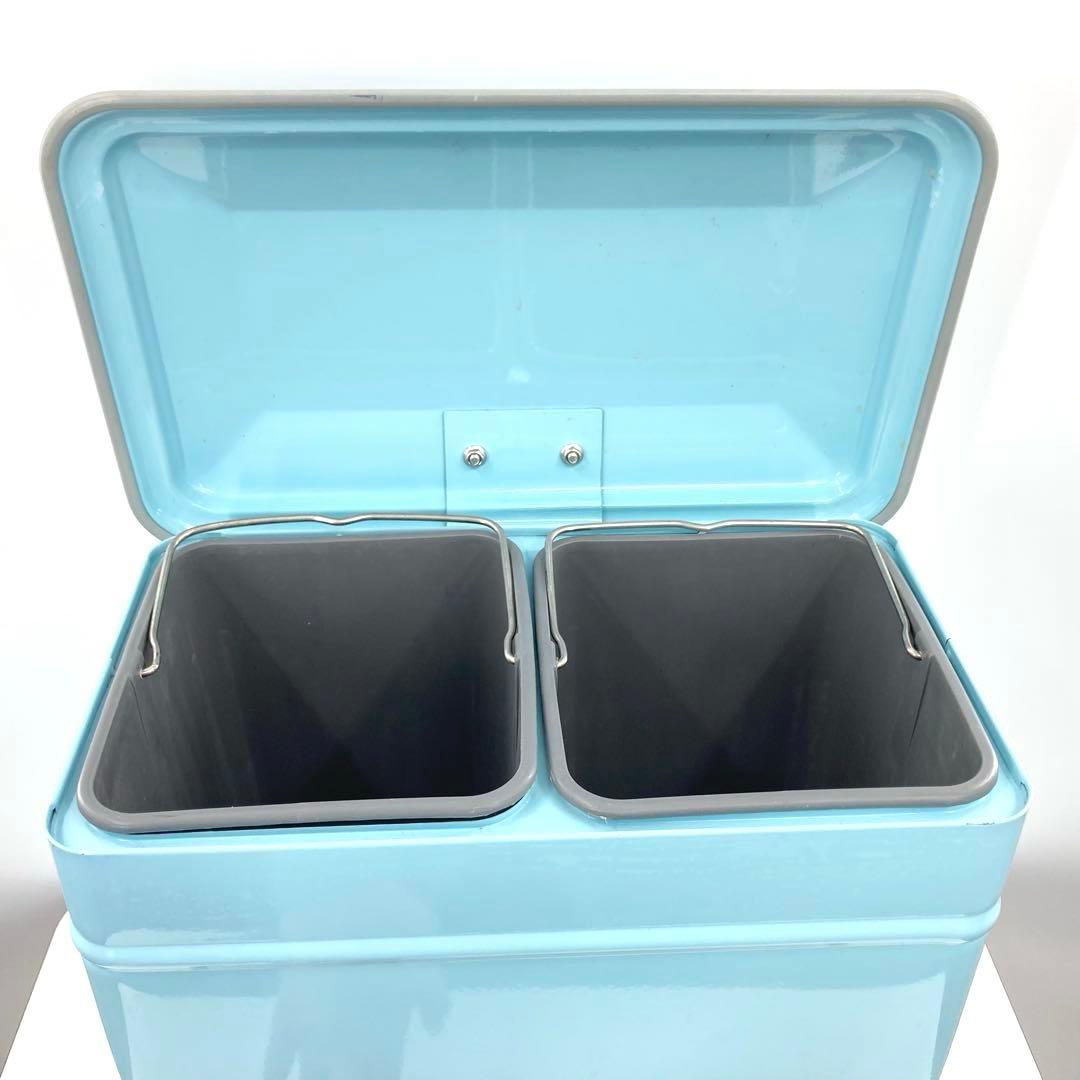 美品 ダルトン DULTON ゴミ箱 STEP CAN DUAL BUCKET