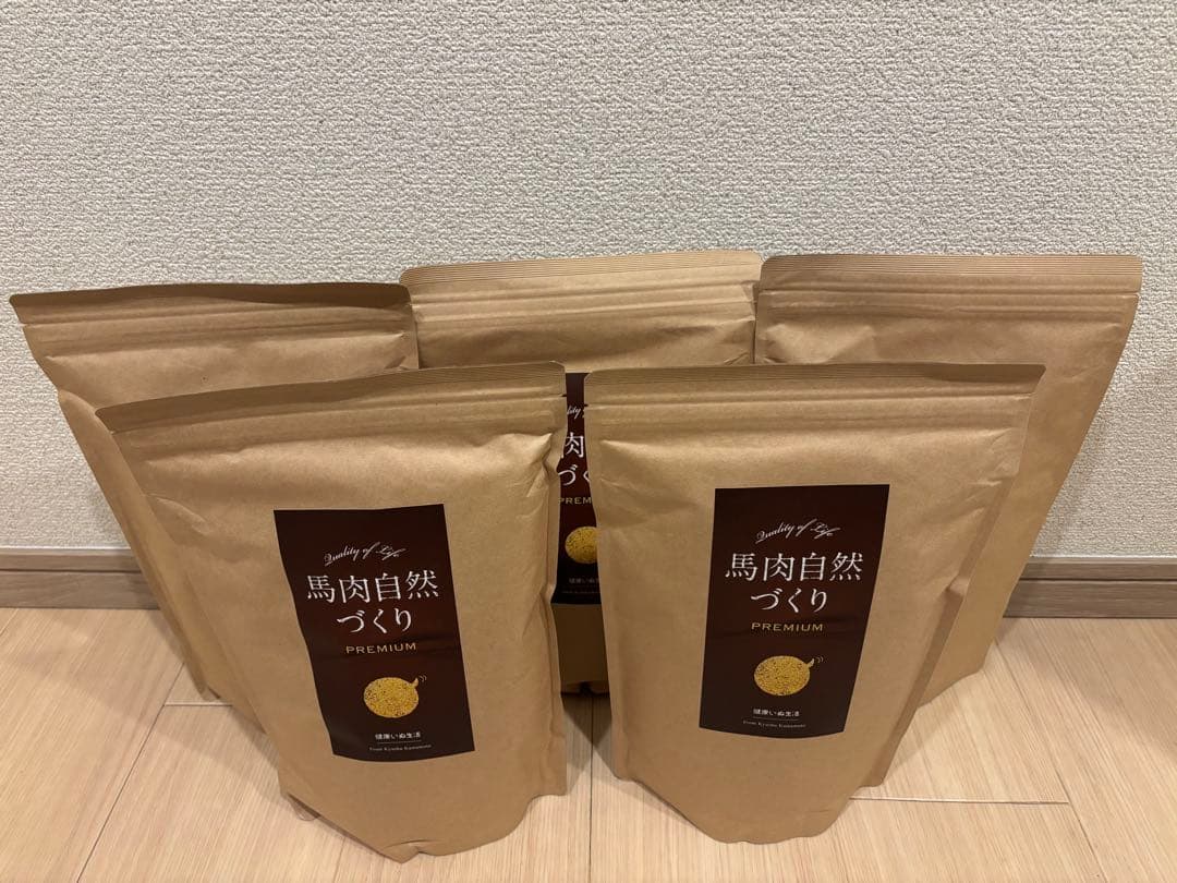 ⭐︎馬肉自然づくりブレミアム800g×5袋
