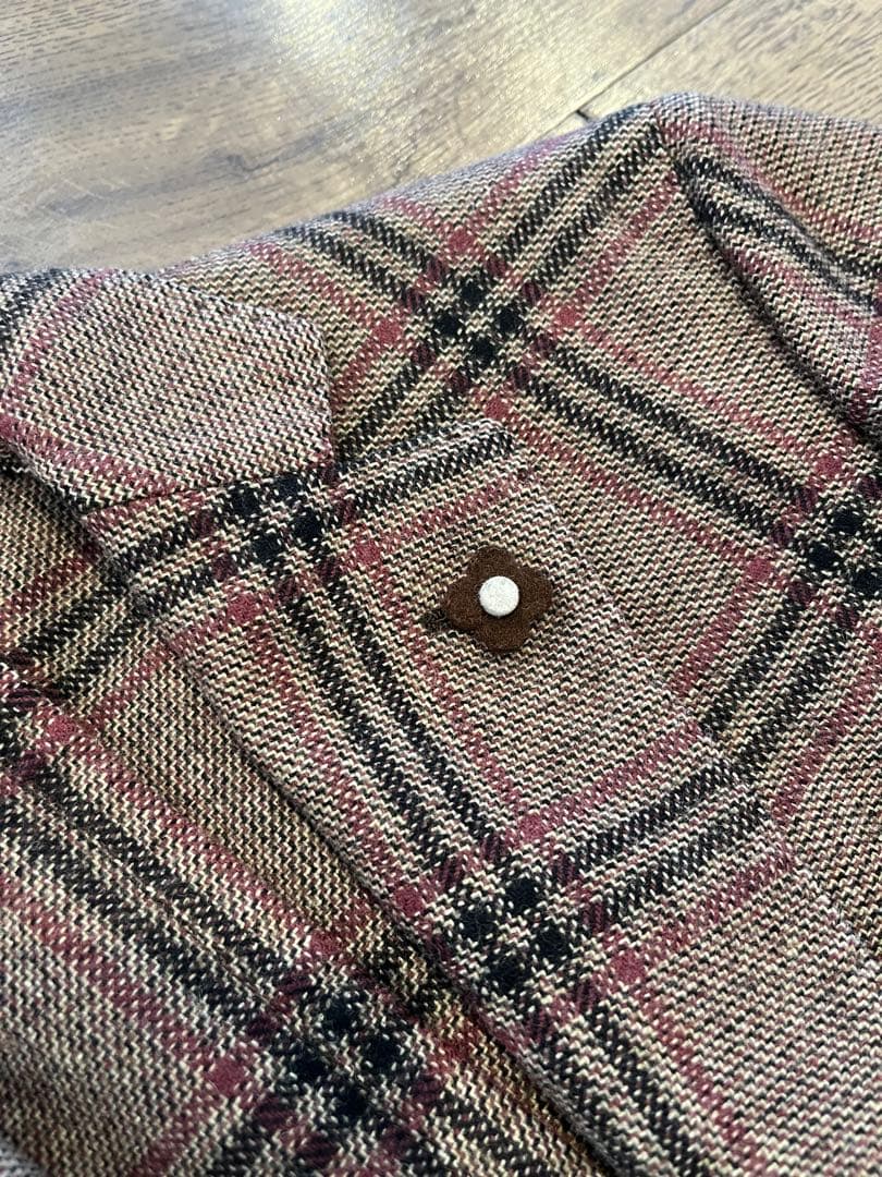 LARDINI チェック　ジャケット