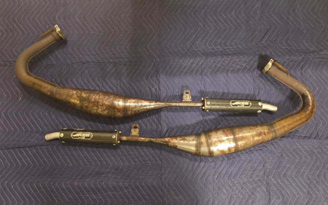 SP忠男 RZ250 チャンバー マフラー JMCA ジャッカルスーパーCRS