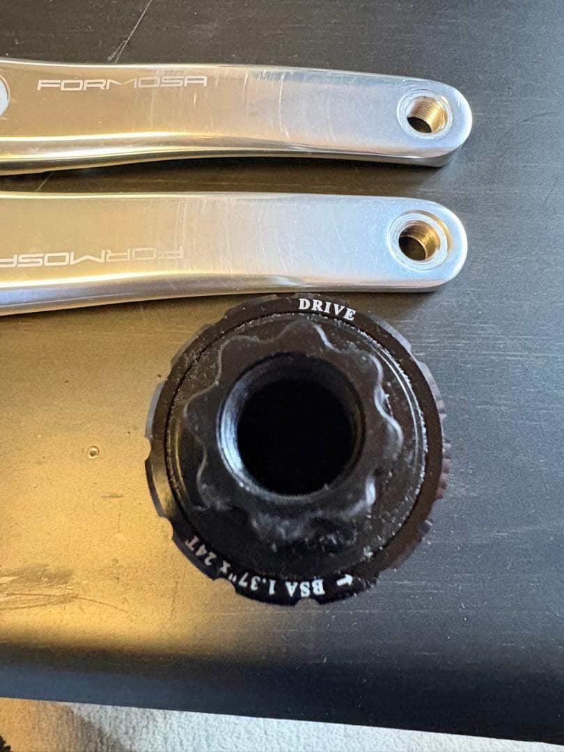 FORMOSA クランクアーム 165mm チェーンリング 30t BB セット