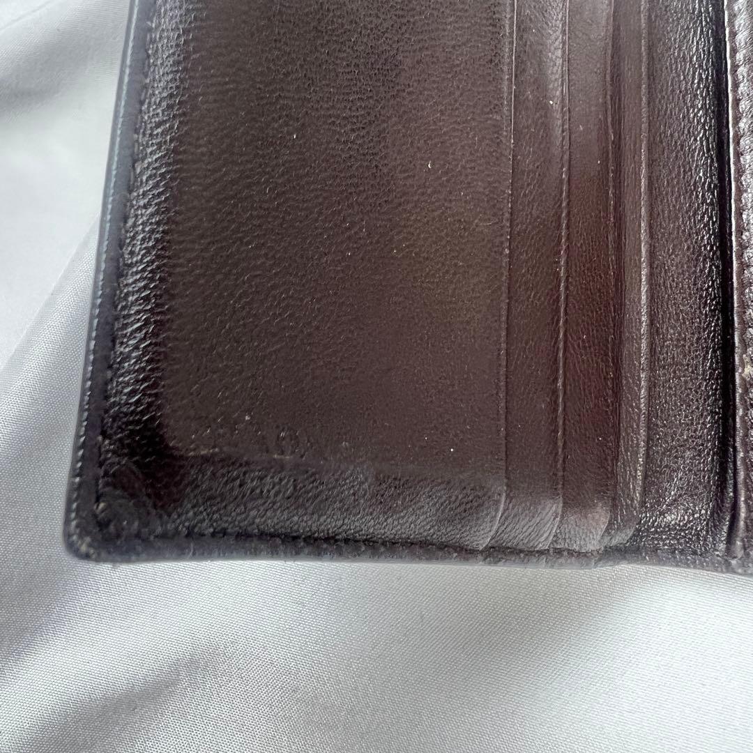 小物 PRADA python leather compact wallet