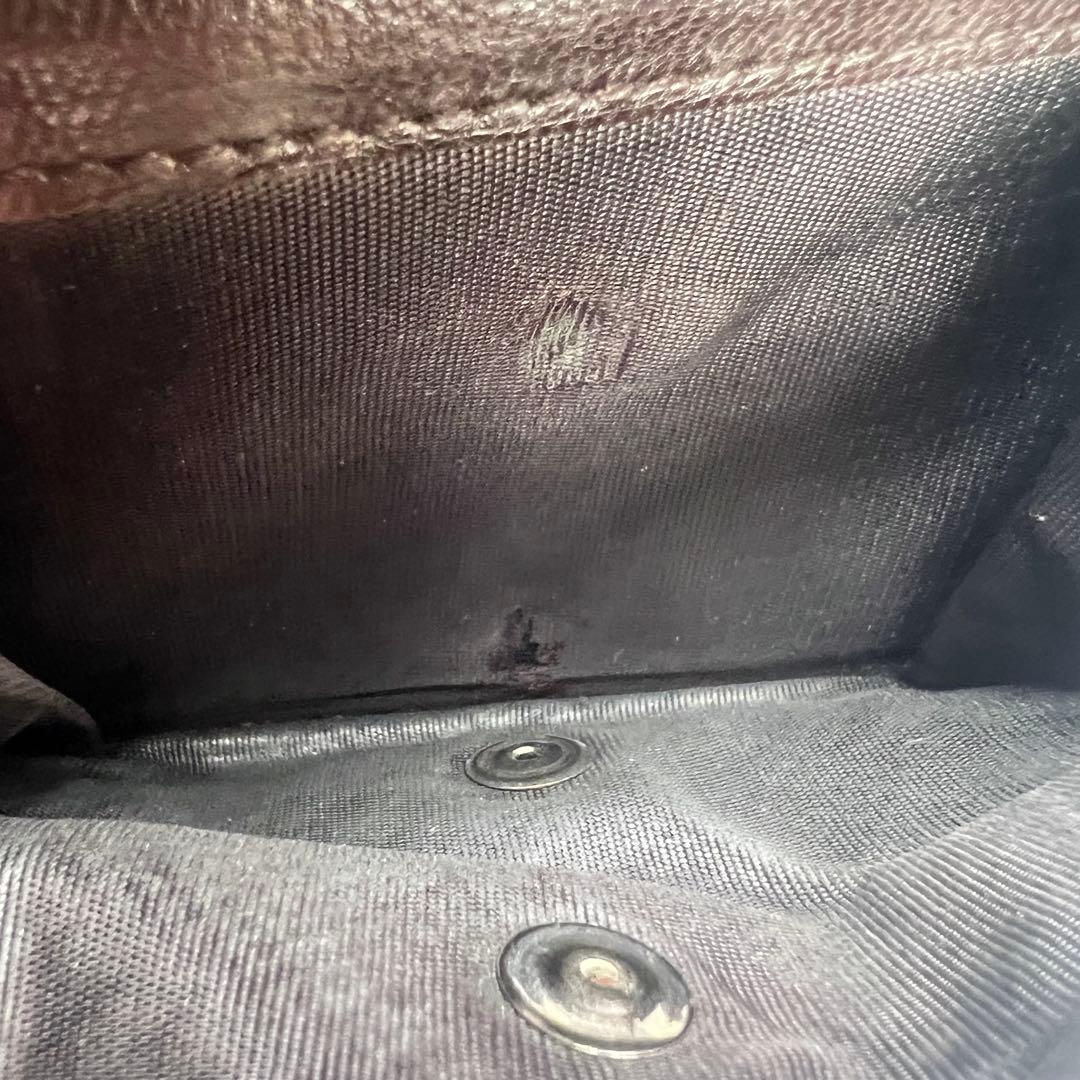 小物 PRADA python leather compact wallet