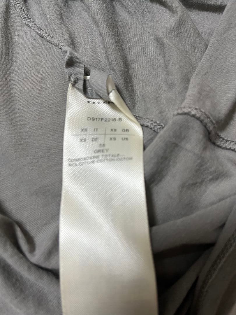 Rick Owensグレー 長袖 Tシャツ