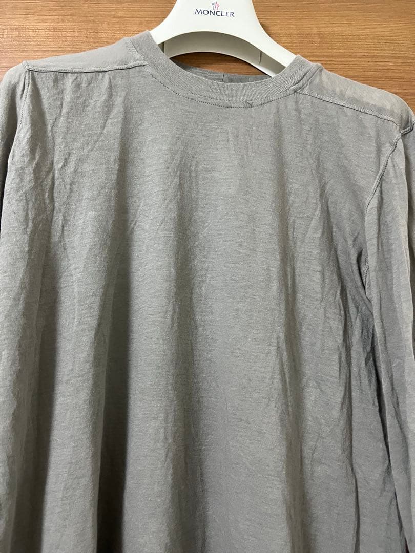 Rick Owensグレー 長袖 Tシャツ