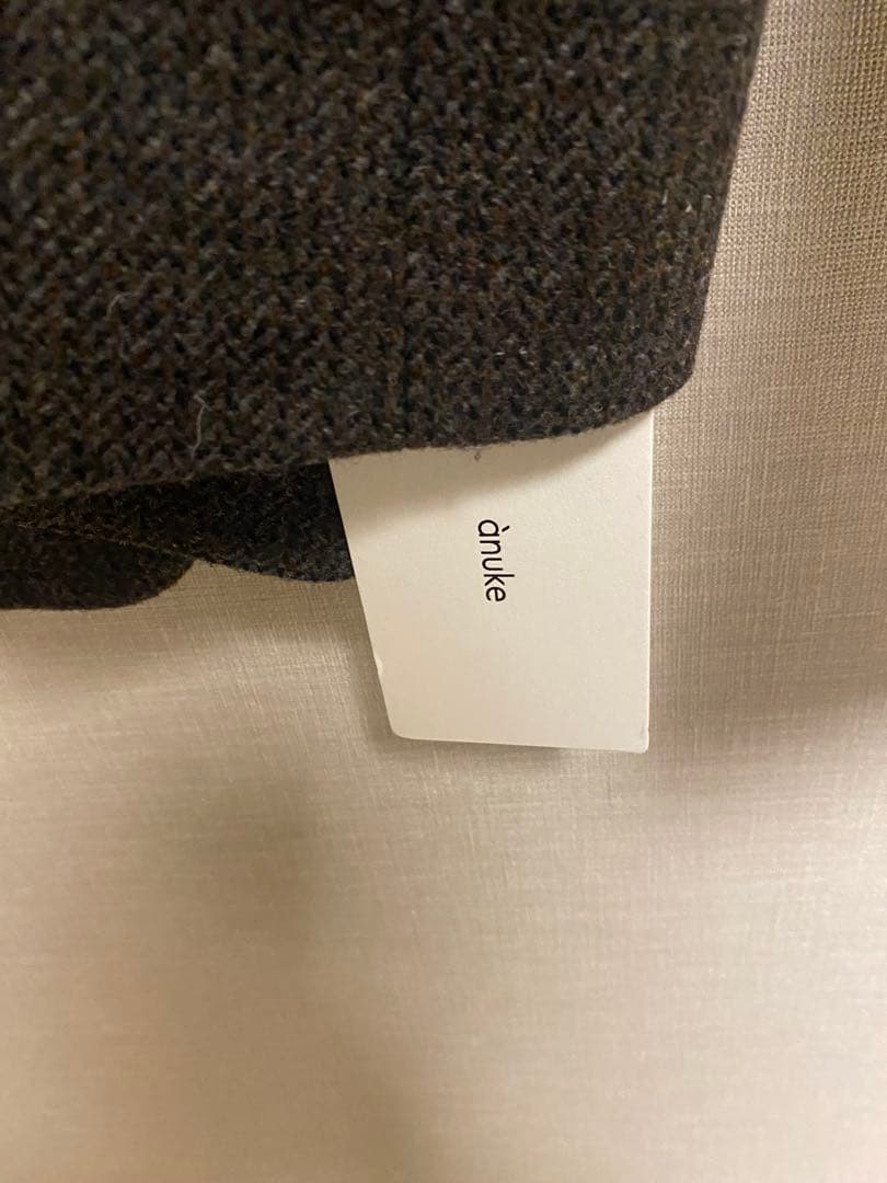 anukeアンヌークHerringbone Wool Jacket/ブラウン38
