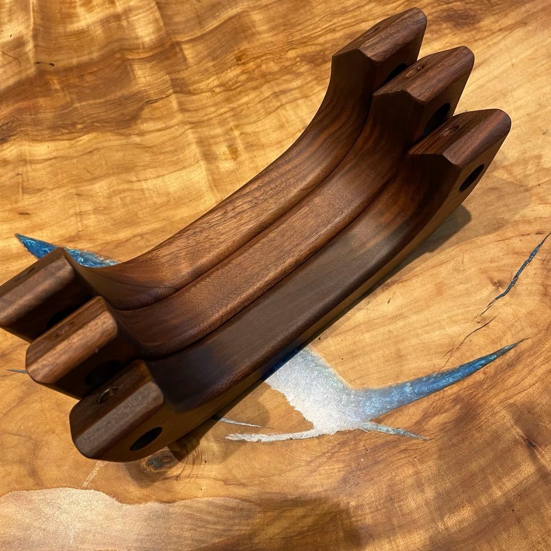 ウォールナット アシストグリップ　5点セット、ワゴンハイエース用