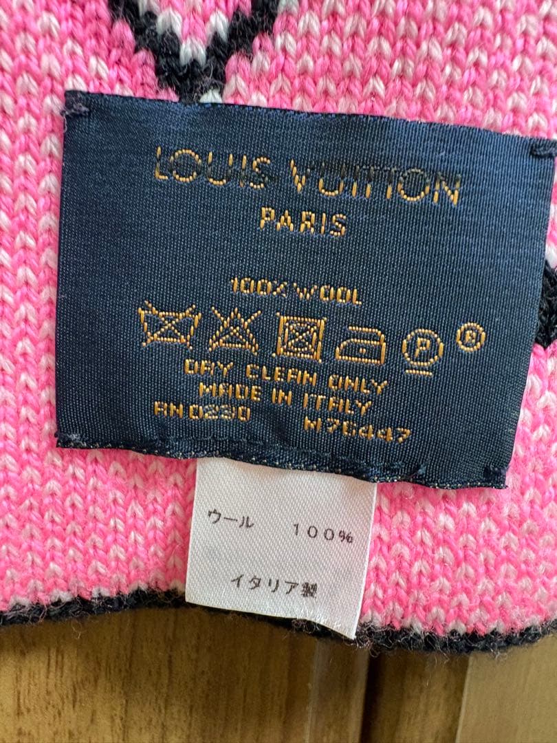 LOUIS VUITTON マフラー ウール 100% モノグラム