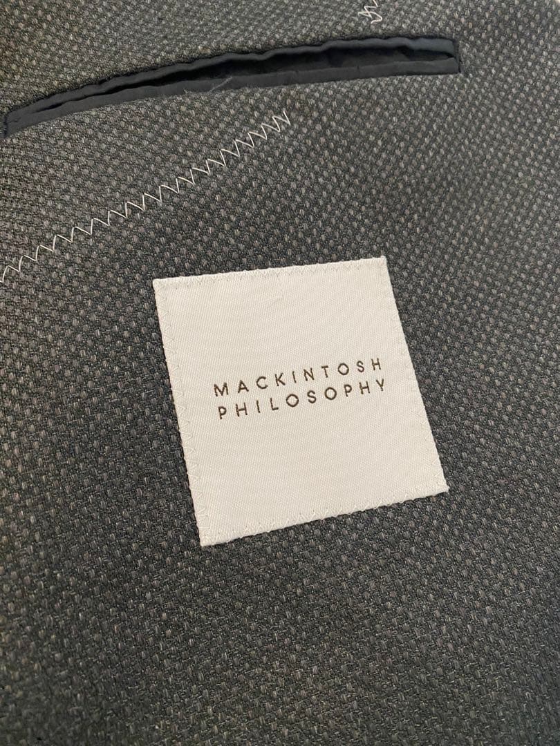 マッキントッシュ フィロソフィー　トロッター　グレー スーツ