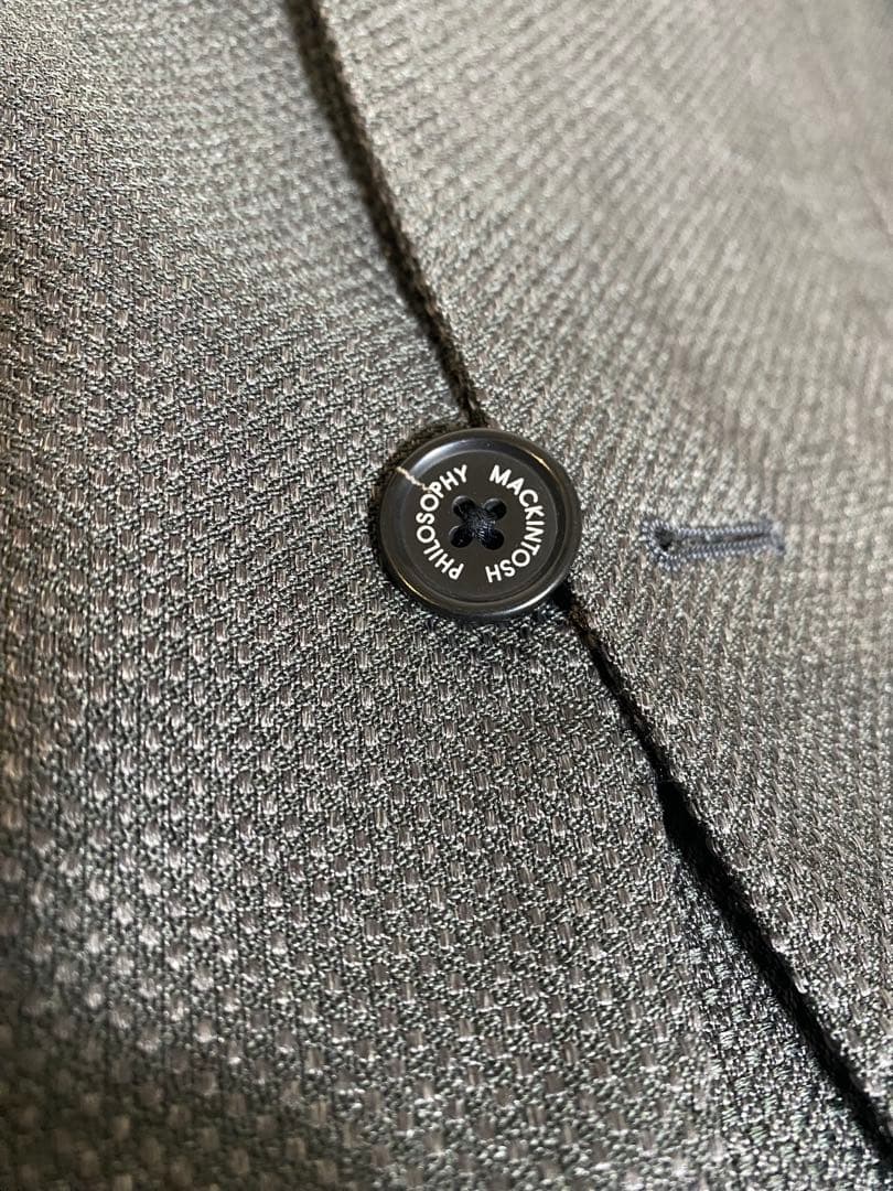 マッキントッシュ フィロソフィー　トロッター　グレー スーツ