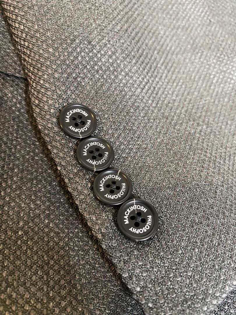 マッキントッシュ フィロソフィー　トロッター　グレー スーツ