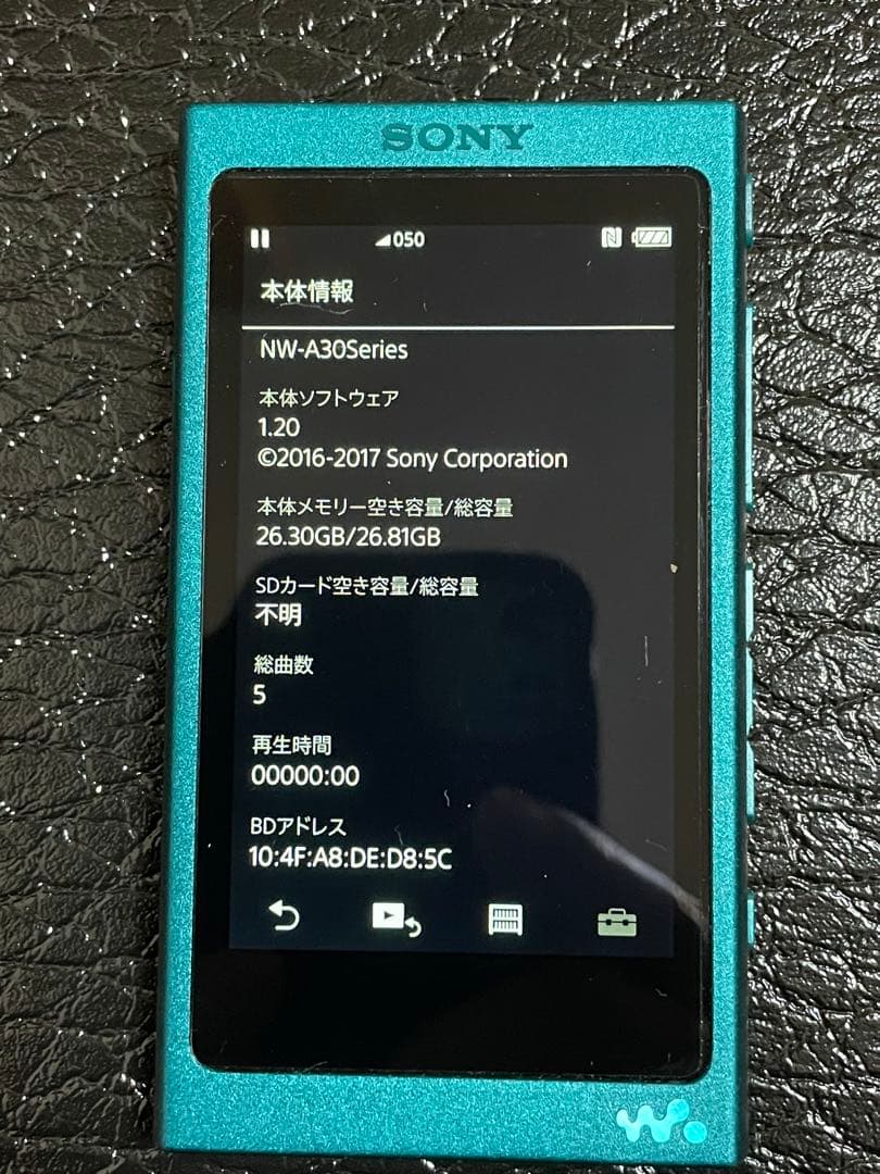 SONY NW-A36HN デジタルオーディオプレーヤー 32GB