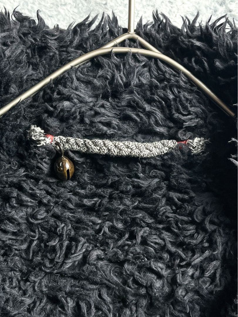 【45R】綿100% 裏ボア ドロストコード インディゴスタンドカラーコート