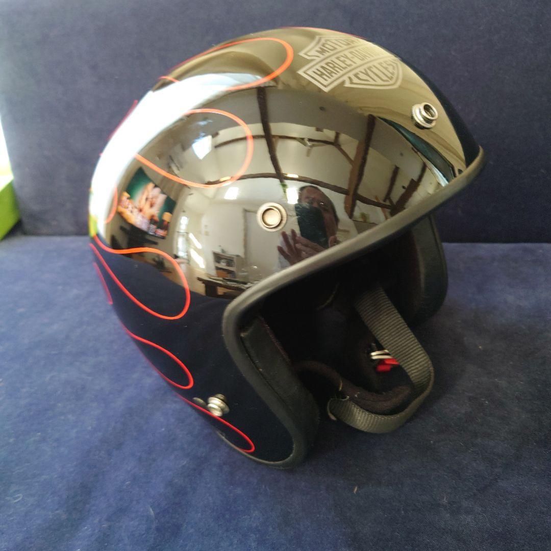 訳あり　ハーレー純正ヘルメット　ピンストライプ　激レア　ヴィンテージ