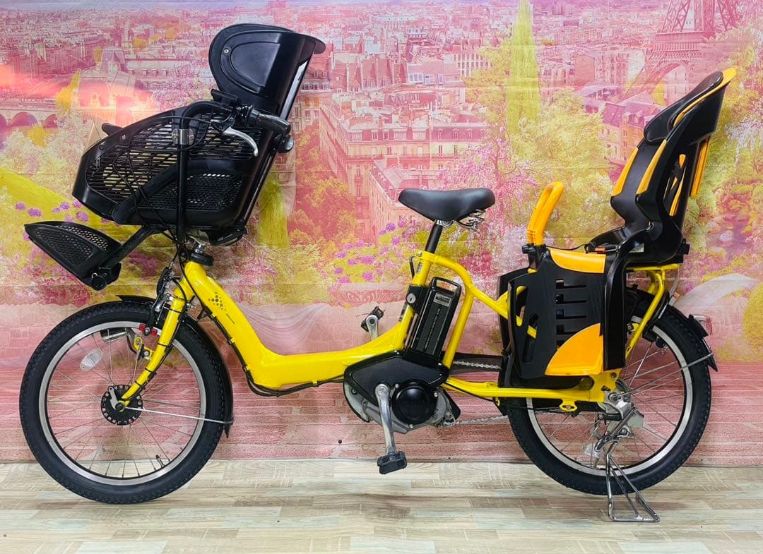 ZK3352 電動自転車 ブリヂストン アンジェリーノ子供乗せ 20インチ