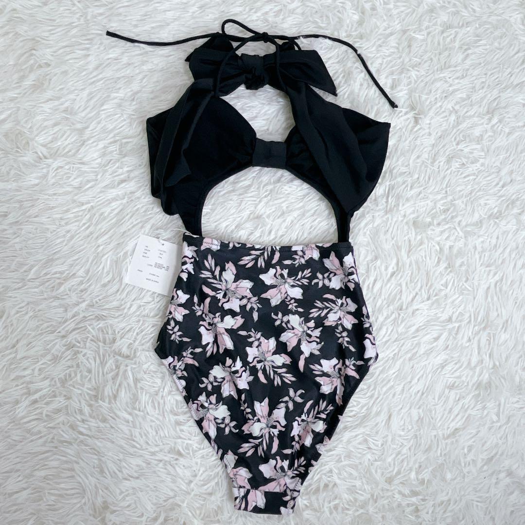 新品 ダーリッチ セパレート 水着 ブラック フラワー