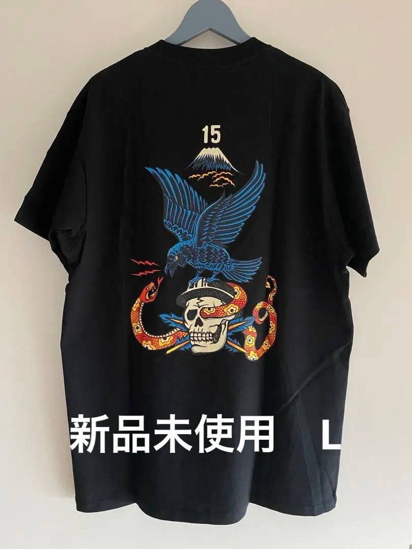 新品未使用　CHALLENGER ×CROSSOVER Tシャツ L ブラック