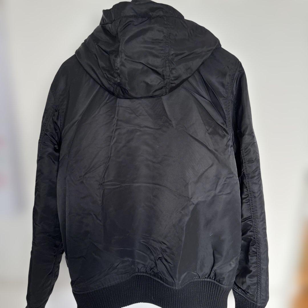 ALPHA INDUSTRIES フード付きMA-1ジャケット X-LARGE