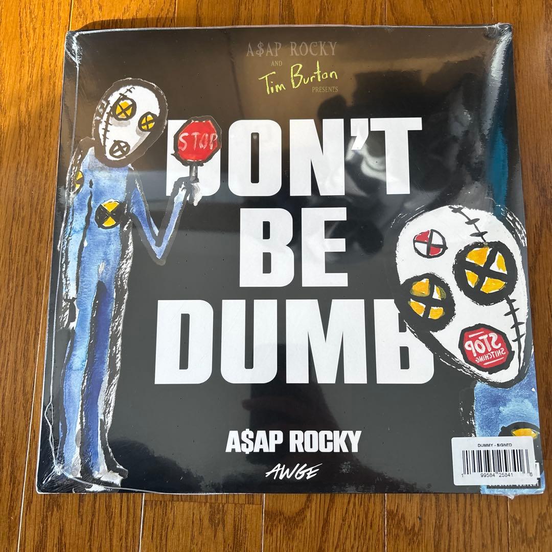 A$AP ROCKY - DON’T BE DUMB DUMMY サイン付きLP