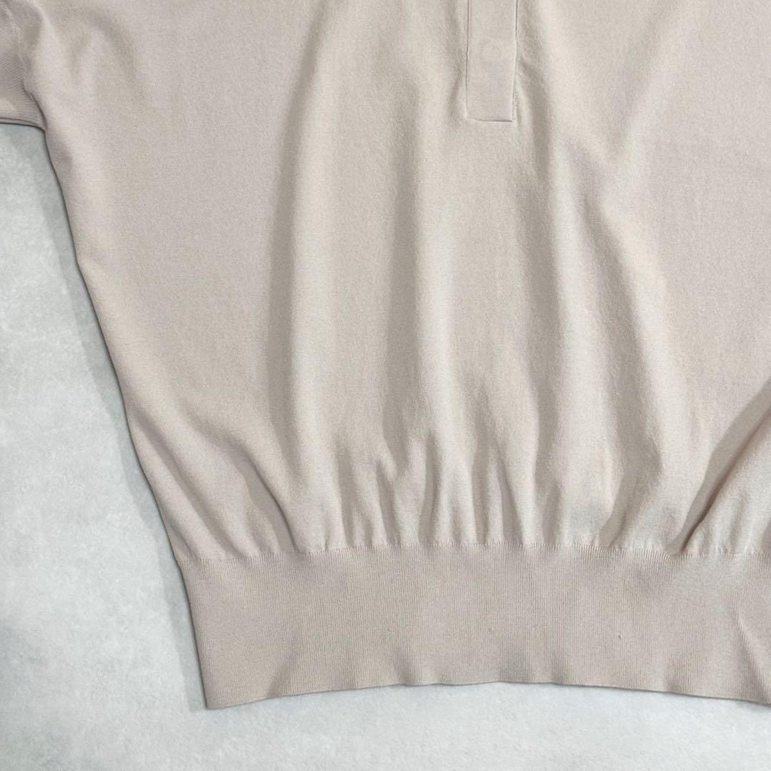 新品同様✨23区　2025　フレンチスリーブ ポロニット　ベージュ　38