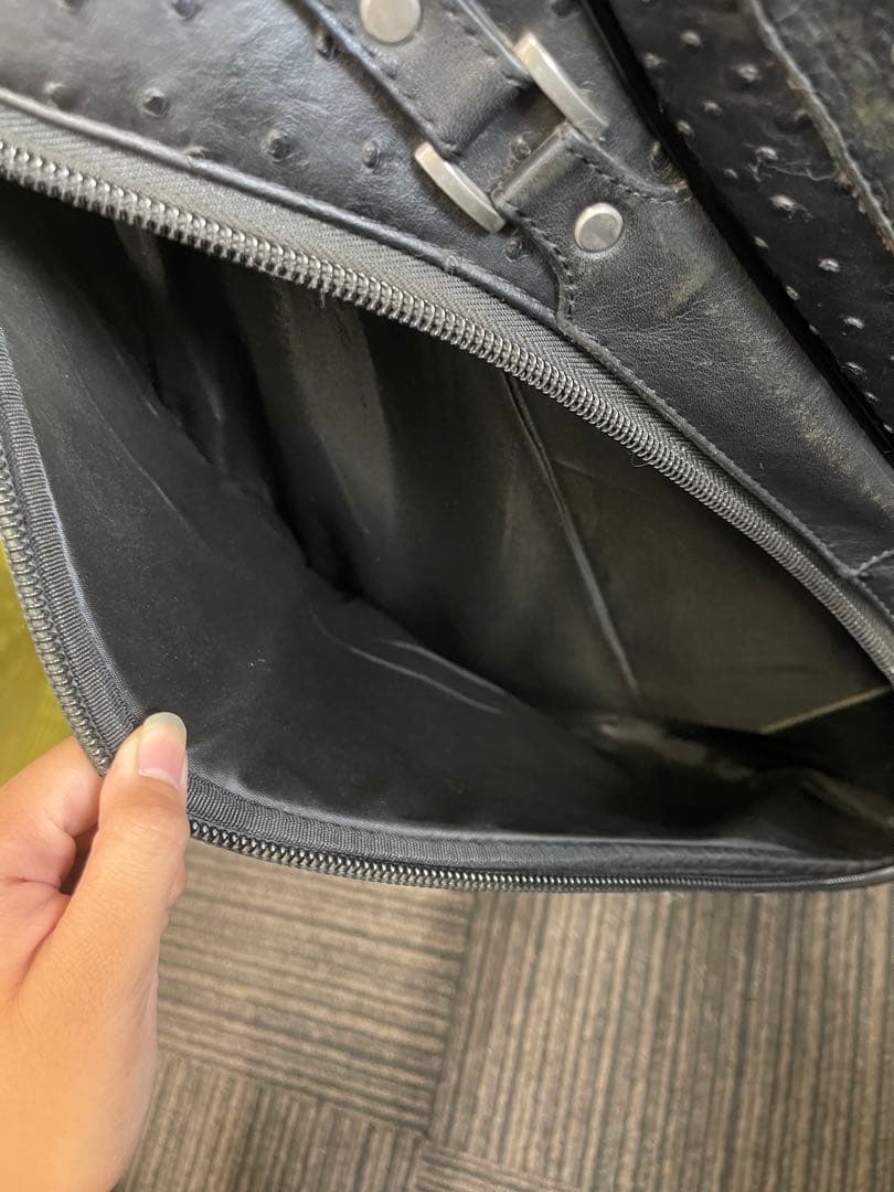 ゼクシオオーストリッチキャディバッグ　ゴルフバック　オーストリッチ　XXIO