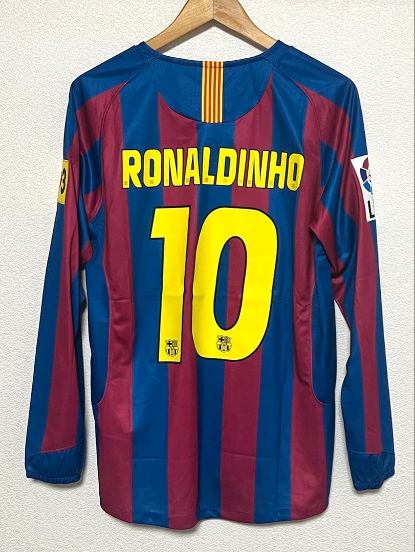 NIKE FC バルセロナ 2005-06 ロナウジーニョ 10番 ホーム