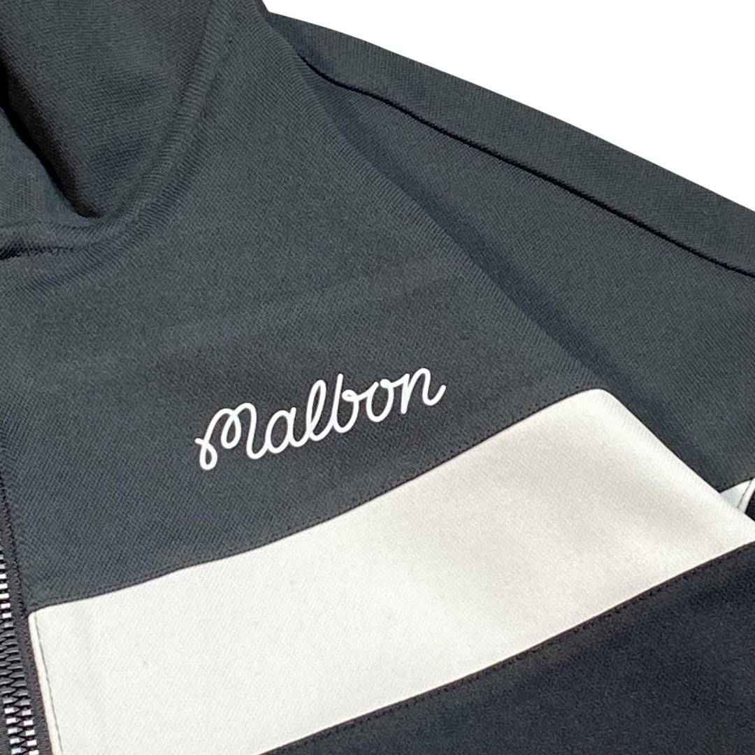 マルボン ゴルフ×アディダス 長袖 フルジップ ジャケット M ブラック