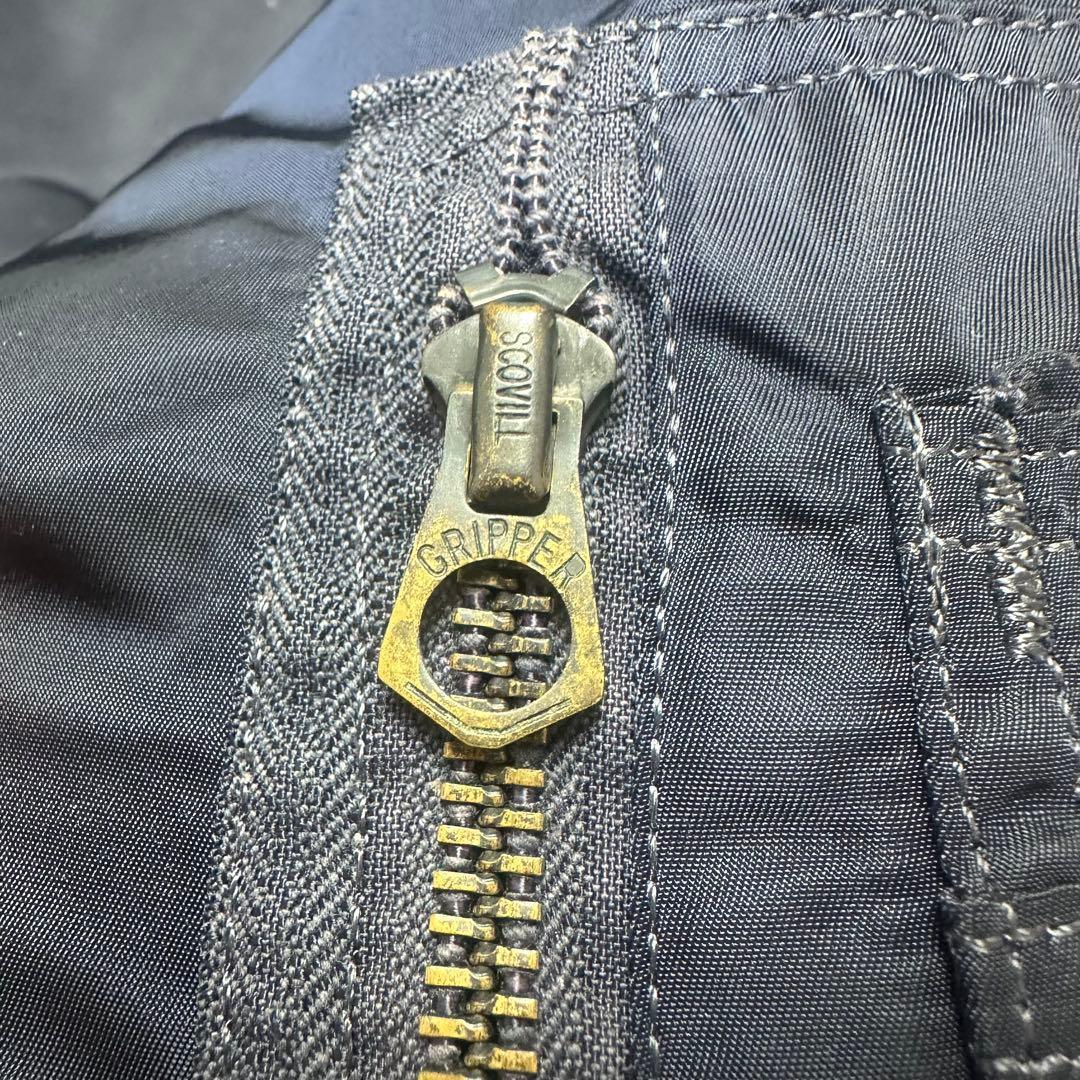 【希少】アルファ　MA-1 SCOVILL J-8279D 69s ネイビー　L