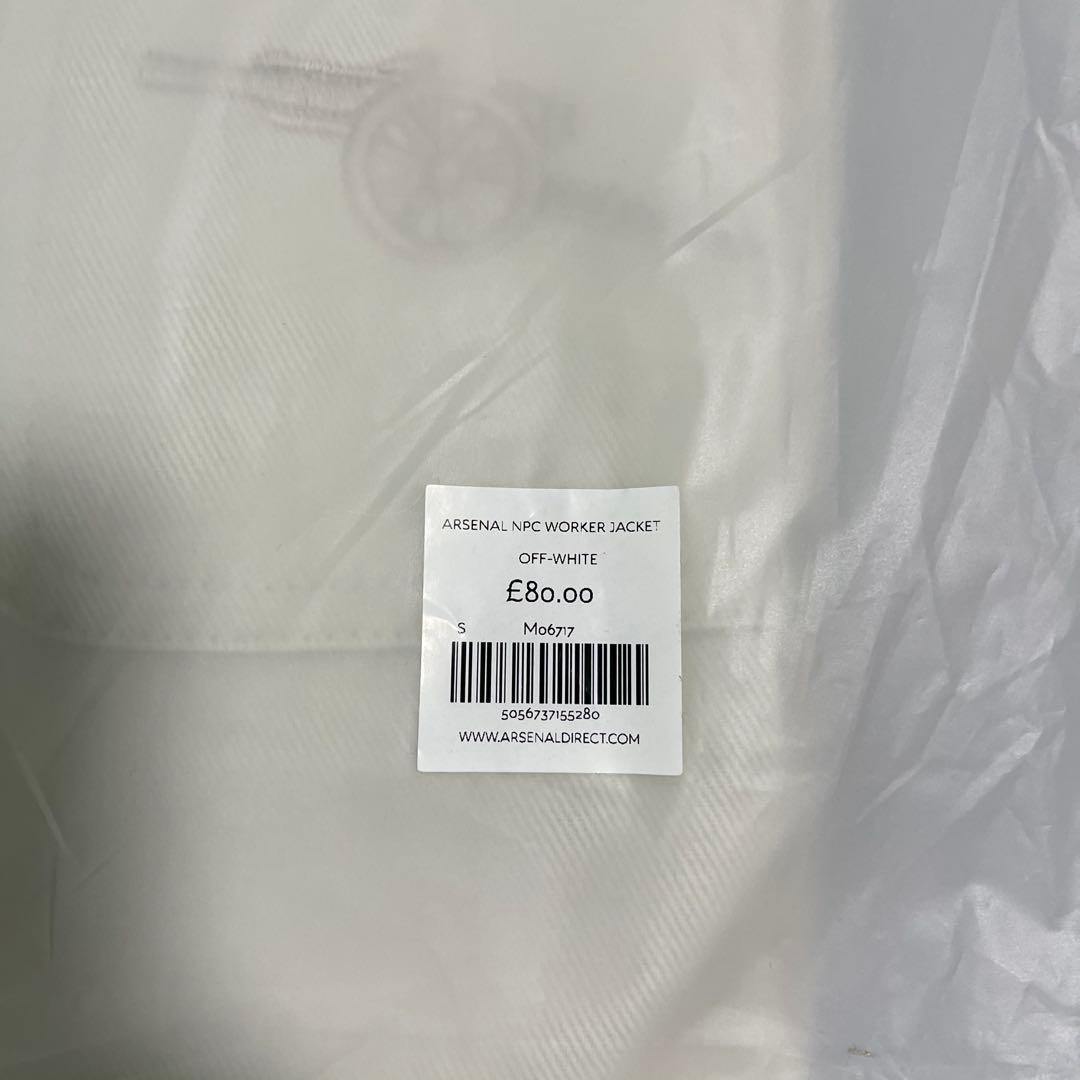アーセナル　オフホワイト　ジャケット　新品　日本未発売