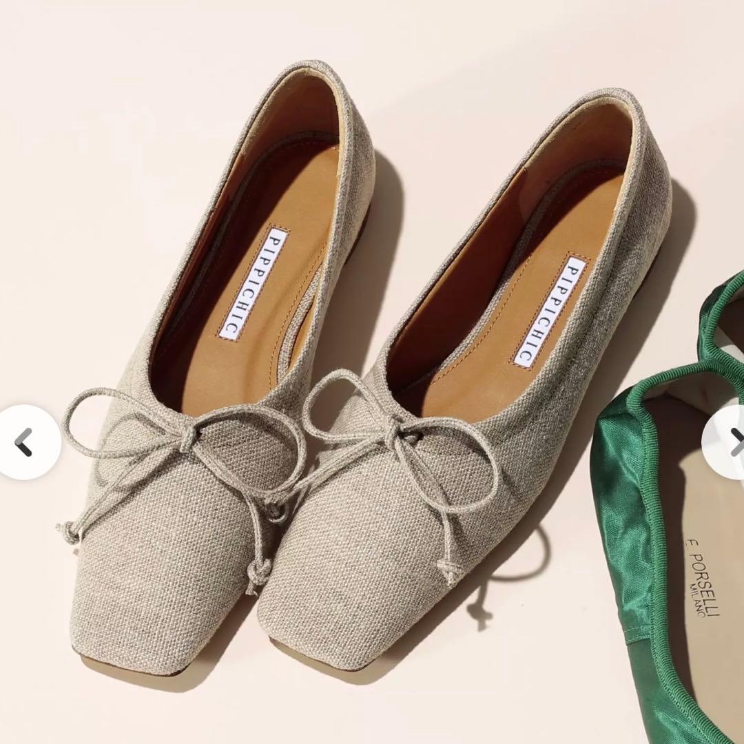 PIPPICHIC 37 24センチ リネン AMBER BALLET バレエ