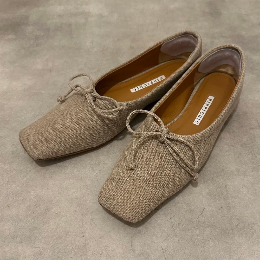 PIPPICHIC 37 24センチ リネン AMBER BALLET バレエ