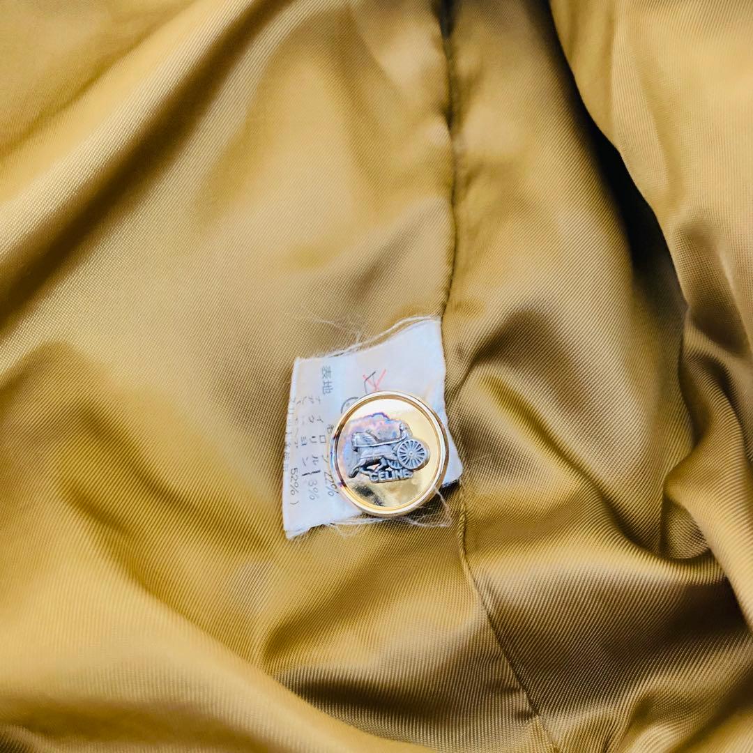 最終値下げ！　CELINE セリーヌ ジャケット ウール ブラウン #46