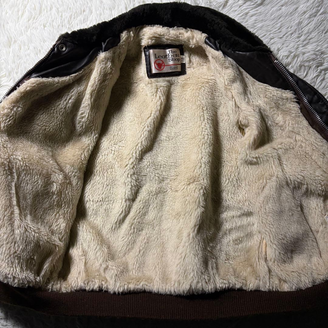 70s USA製 Sears フライトジャケット G-1 襟ボア 42