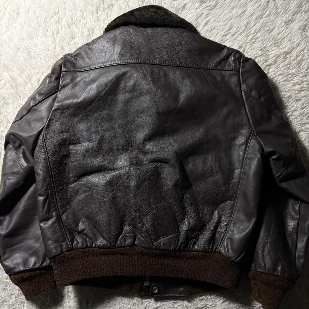 70s USA製 Sears フライトジャケット G-1 襟ボア 42