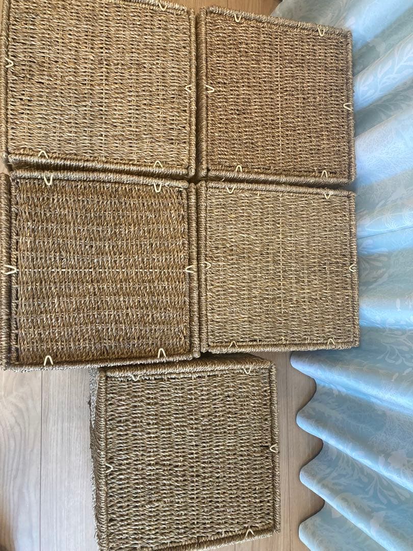 IKEA クニプサ5個セット　収納カゴ